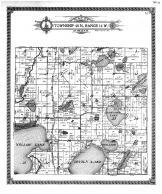 Township 40 N, Range 16 W, Loon Lake, Yellow Lake, Burnett County 1915 Microfilm